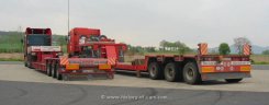 DAF 95XF 480 Sattelzugmaschine mit Tieflader 1997-2003