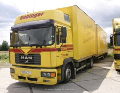 MAN F2000 Evo 19.414 Koffer Hübinger 1998-2000