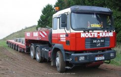 MAN F2000 Evo 6x4 Sattelzugmaschine Nolte Krane 1998-2002
