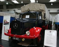 Mercedes-Benz L5000 Pritsche mit Schwalbennest 1950