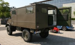 Mercedes-Benz Unimog 404 Bundeswehr Koffer, langer Radstand 1956-1980