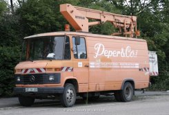 Mercedes-Benz T2 608D Kastenwagen mit Hebebühne 1981-1986