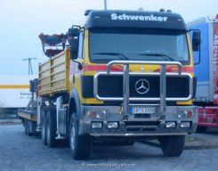 Mercedes-Benz SK 2650 K 6x4 Kipper mit Ladekran Schwenker 1992-1994