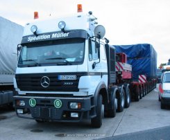 Mercedes-Benz SK94 3553S 8x4/4 Schwerlast-Sattelzugmaschine Spedition Müller 1994-1998