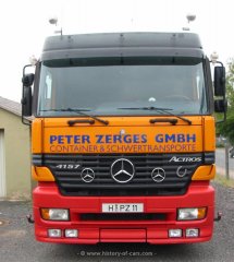 Mercedes-Benz Actros 4157 L 8x4/4 Schwerlast-Sattelzugmaschine P. Zerges 1996-2002