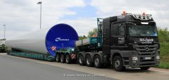 Mercedes-Benz Actros MP3 4160 Megaspace 8x4/4 Schwerlast-Sattelzugmaschine TAS-Logistik 2008-2012