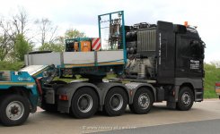 Mercedes-Benz Actros MP3 4160 Megaspace 8x4/4 Schwerlast-Sattelzugmaschine TAS-Logistik 2008-2012