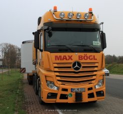 Mercedes-Benz Actros MP4 4163 GigaSpace Schwerlast-Sattelzugmaschine 2014-2016