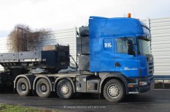 Scania 164G 580 8x4/4 Topline Schwerlast-Sattelzugmaschine B.K. Transport 2000-2004