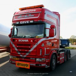 Scania 164G 580 6x4 Topline Schwerlast-Sattelzugmaschine GIVE 2000-2004