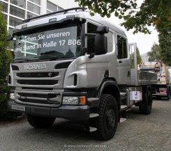Scania P320 CB4x4HHZ Doppelkabine Pritsche 2014
