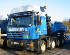 Steyr FE460A 8x4/4 Schwerlast-Sattelzugmaschine Felbermayr #44 2000-2002